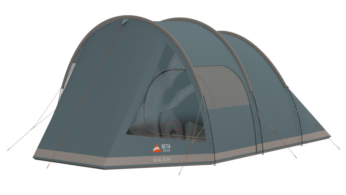 VANGO Vango Beta 550XL 5-Man, 3-Pole Tunnel Tent - Mineral Green