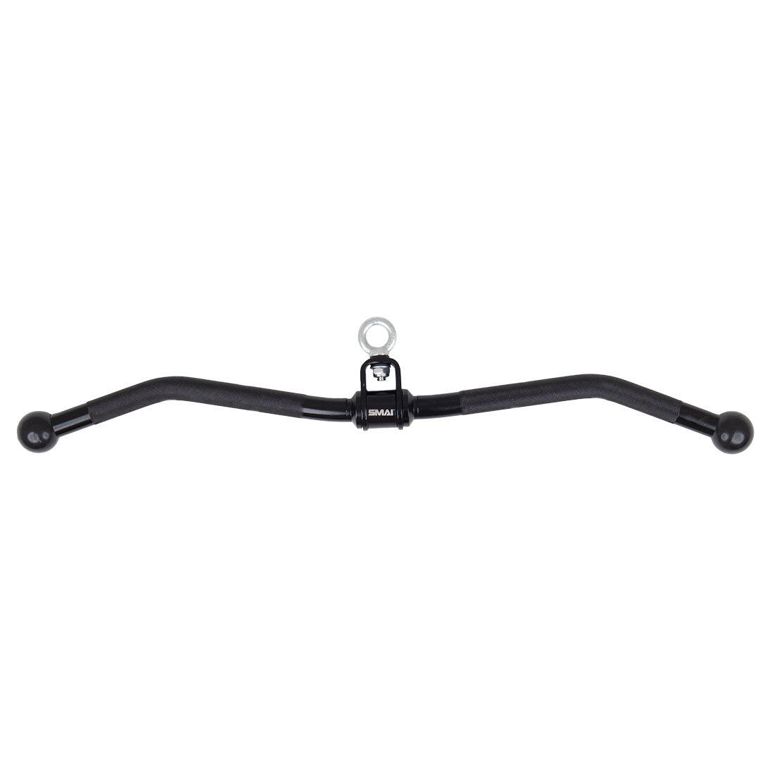 Curl Bar Revolving Attachment with Ball End Grip for Cable Machine