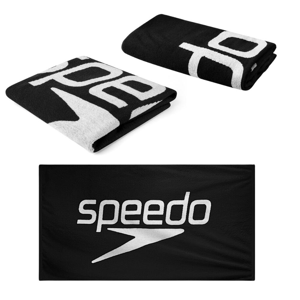 LOGO TOWEL 75CM X 145CM BLACK WHITE 8 00413510703