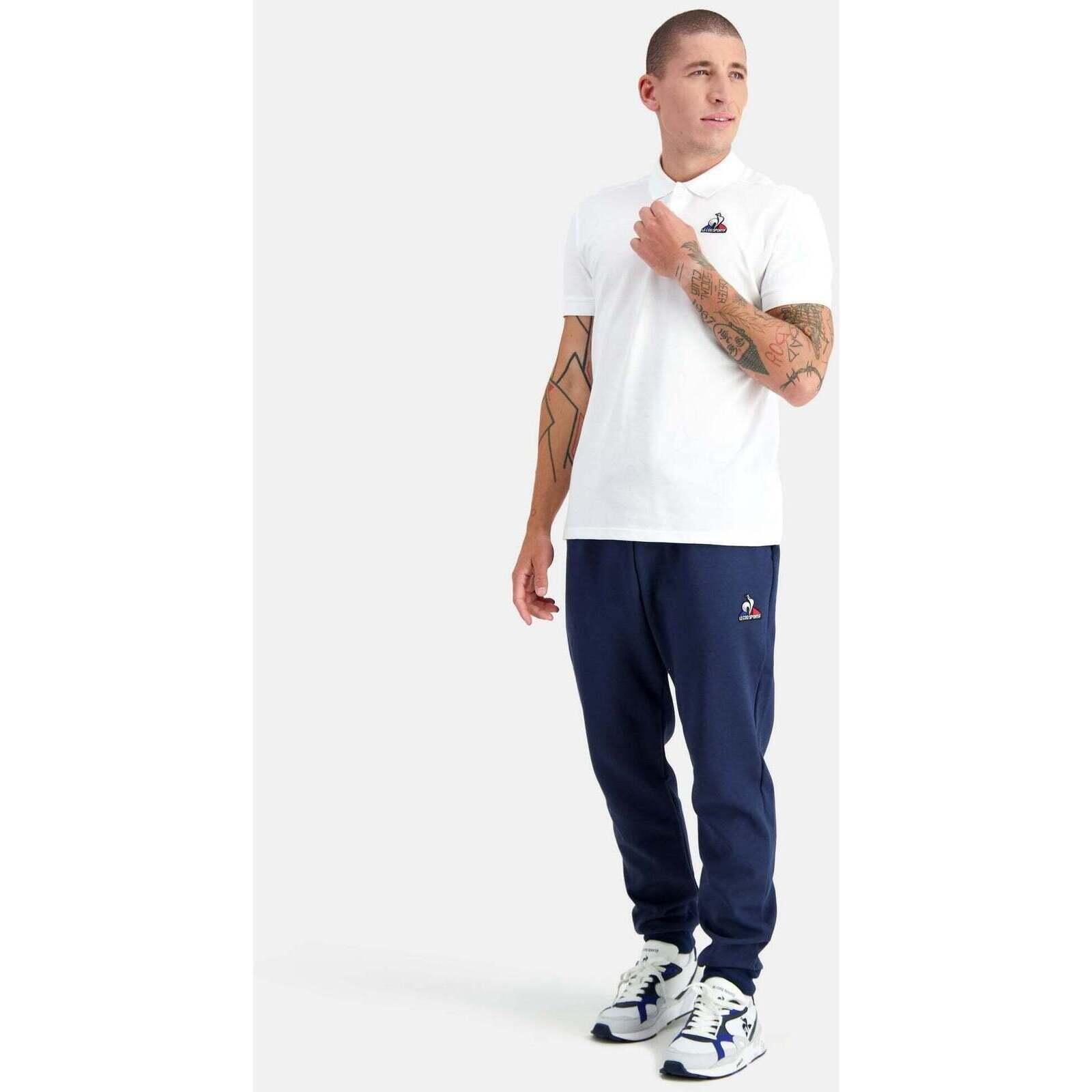 T-shirt Le Coq Sportif Ess Polo Ss No2 M, Wit, Mannen 4/5