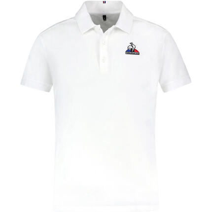 T-shirt Le Coq Sportif Ess Polo Ss No2 M, Blanc, Hommes