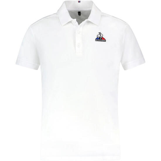 T-shirt Le Coq Sportif Ess Polo Ss No2 M, Blanc, Hommes