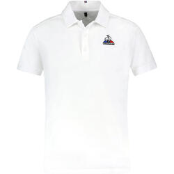 T-shirt Le Coq Sportif Ess Polo Ss No2 M, Blanc, Hommes