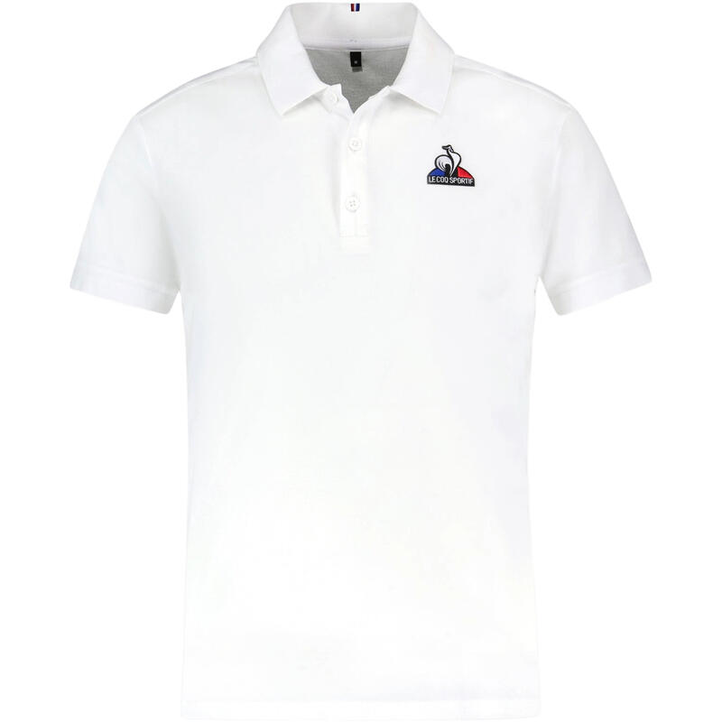 Camiseta Le Coq Sportif Ess Polo Ss No2 M, Blanco, Hombre