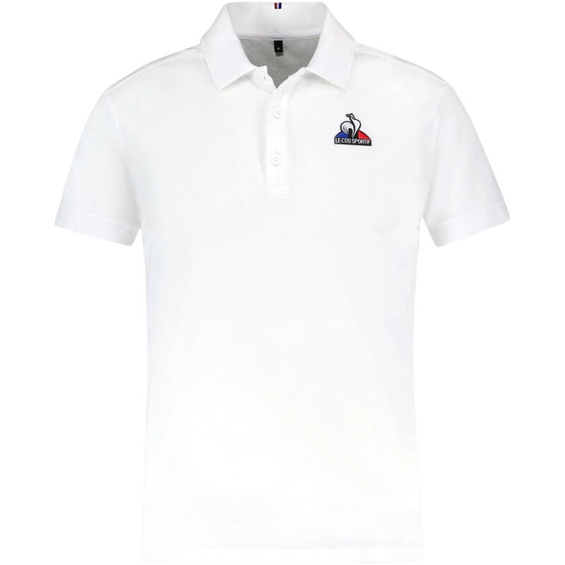 Maglietta Le Coq Sportif Ess Polo Ss No2 M, Bianca, Uomini