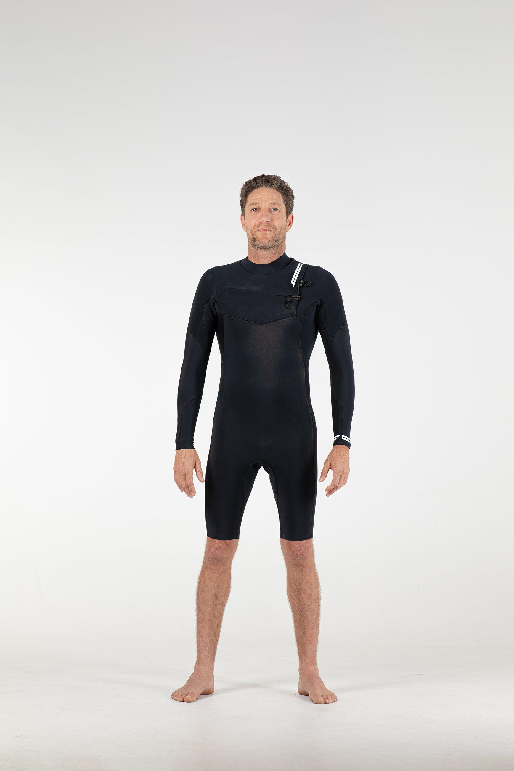 Premium Mens 2/2 Chestzip Longsleeve Springsuit