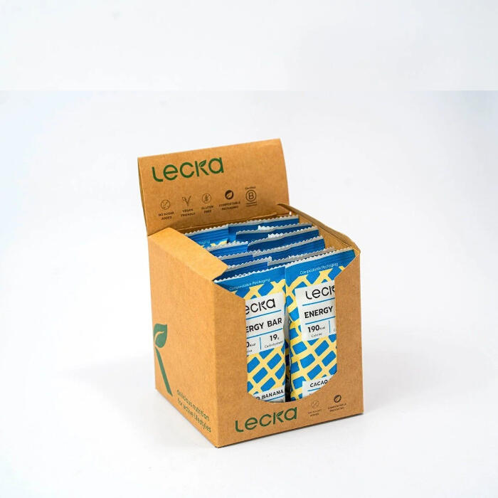 天然純素能量棒 (40g x 12包裝) - 可可香蕉