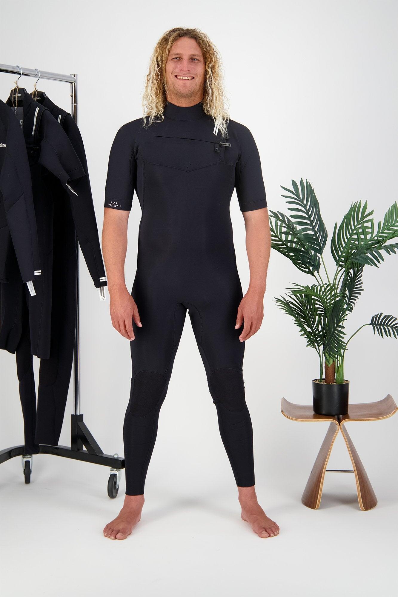Premium Mens 2/2 Chestzip Shortsleeve Springsuit/Steamer
