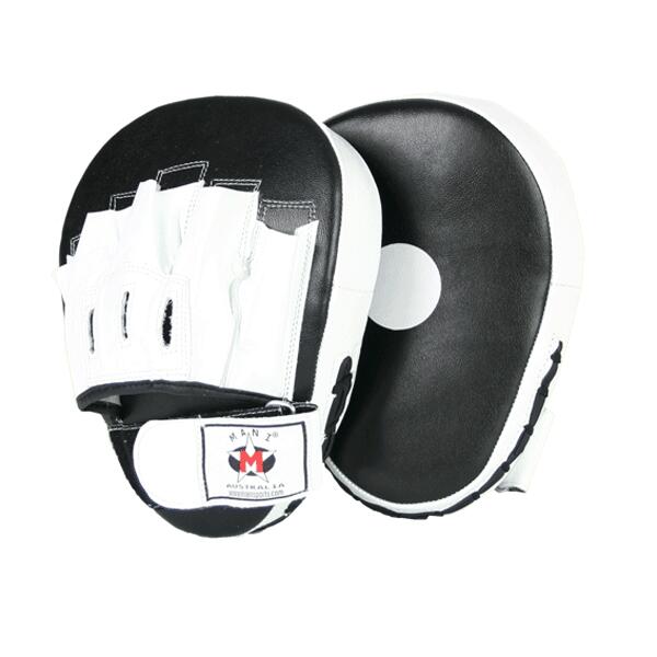 Black & White Pre Curved Boxing Focus Mitts