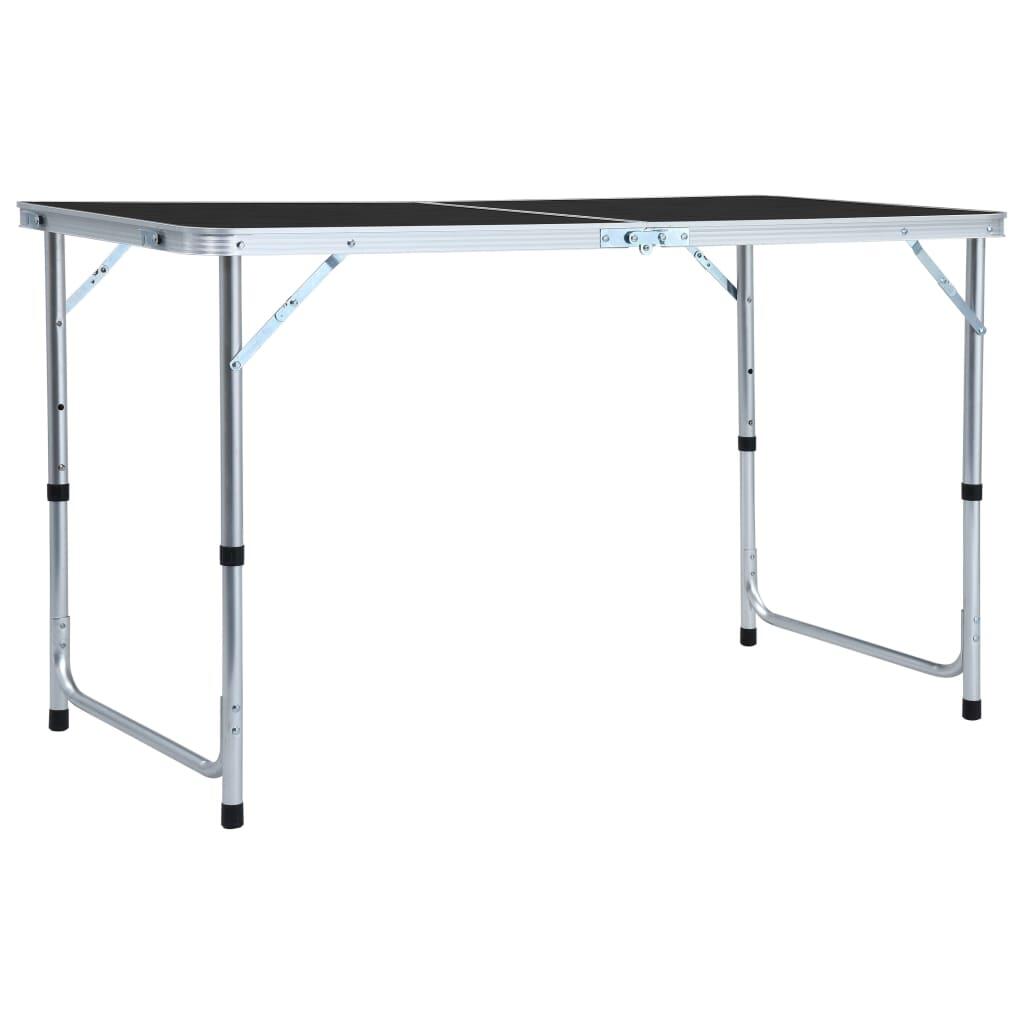 Foldable Camping Table Aluminium 120x60cm