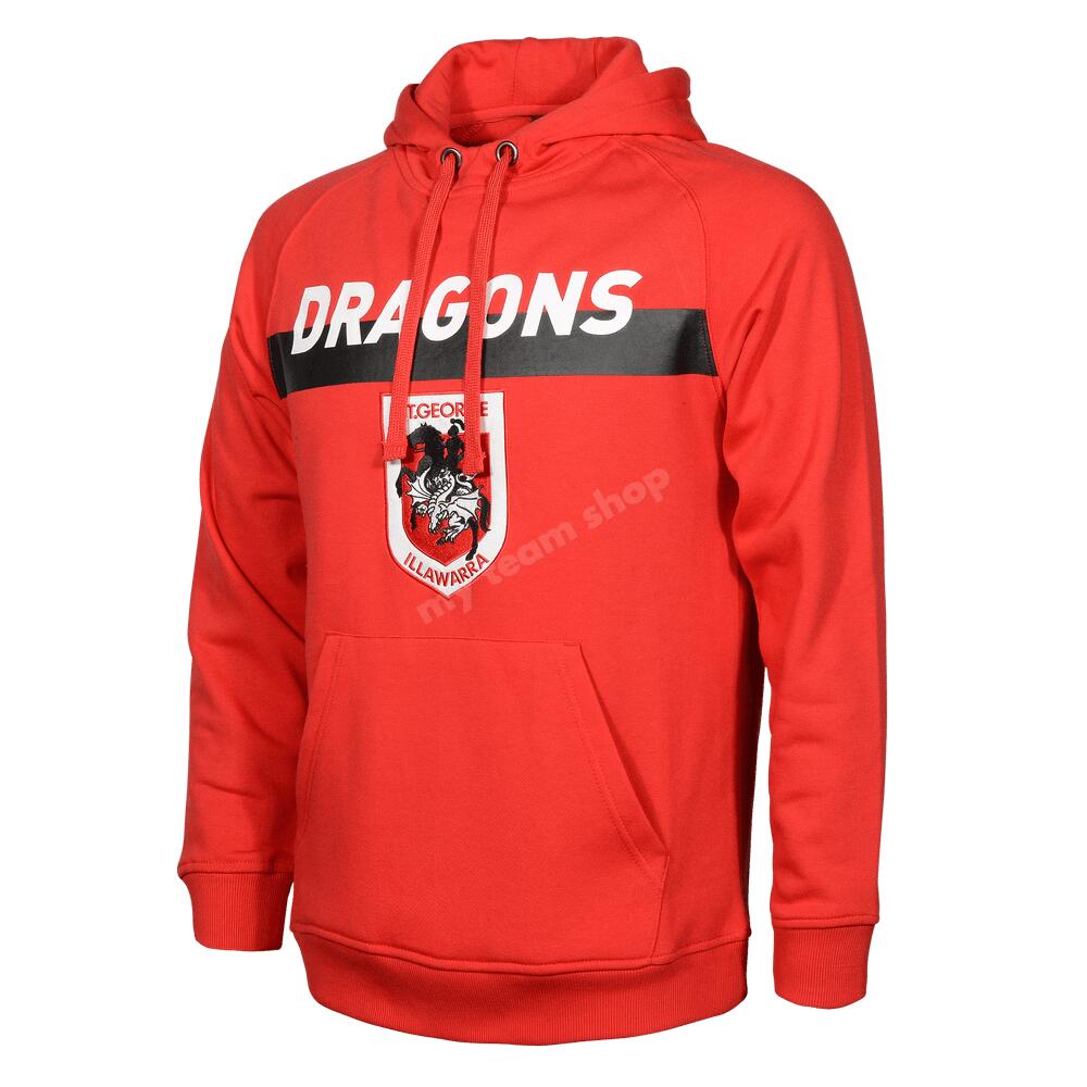 GEORGE DRAGONS NRL MENS FLEECE HOODIE