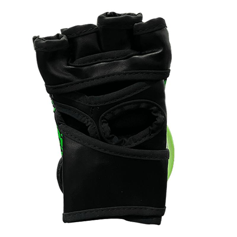 FULLY PADDED KIDS MMA GLOVES - GREEN