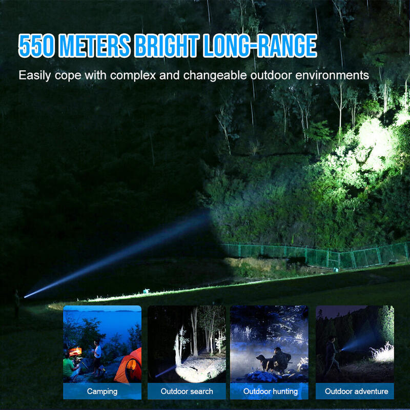 Lanternă LED tactică reîncărcabilă Trustfire T40R 1800 lumeni 550 de metri