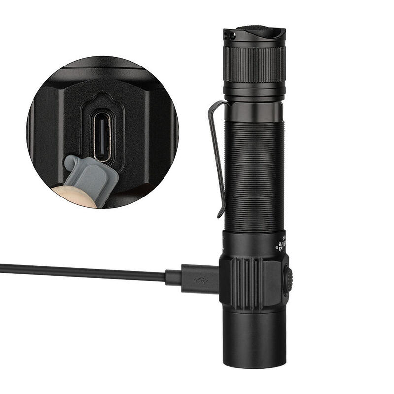 Lanternă tactică Trustfire T10R, LED reîncărcabilă tip C puternică, 1800 lm