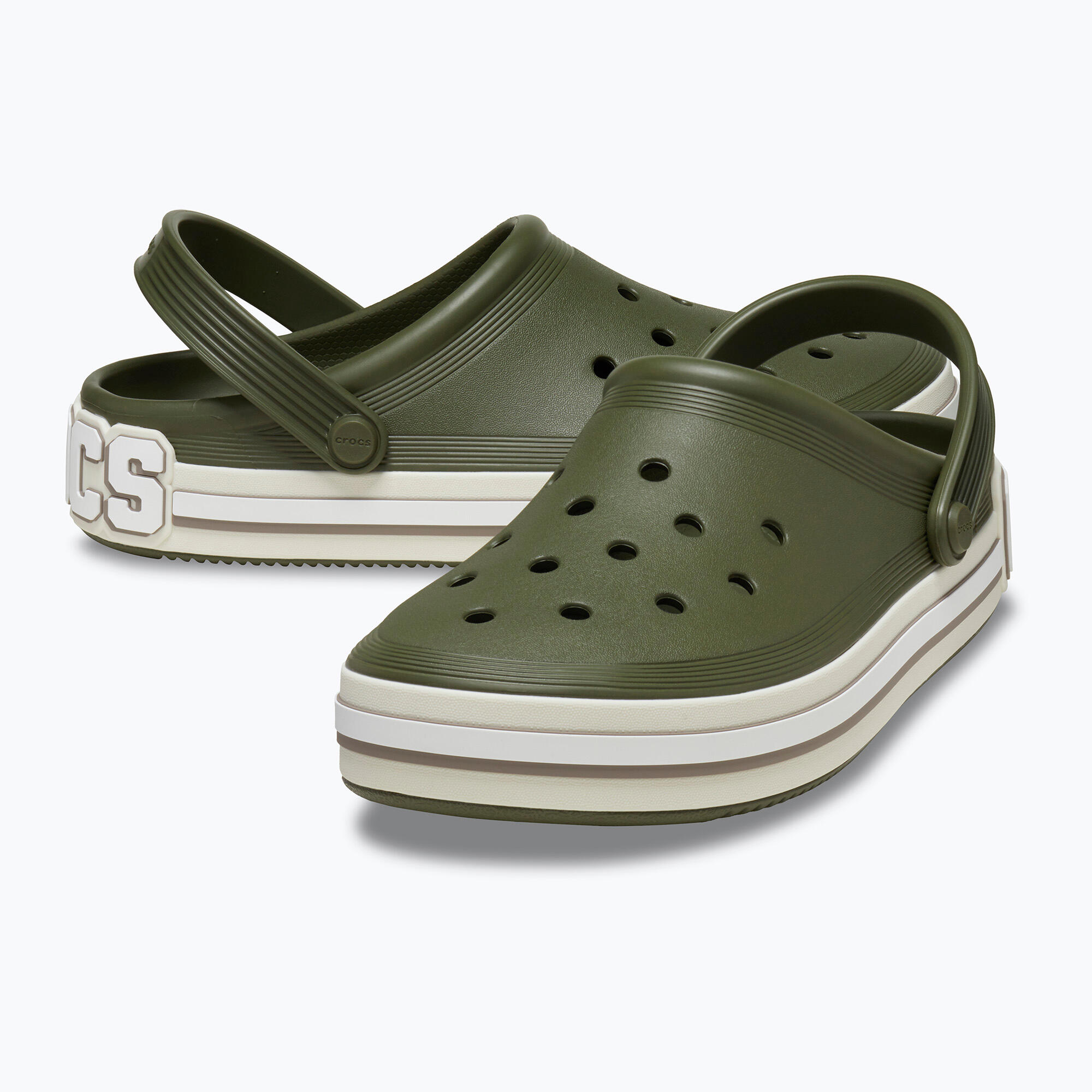 209651-309 Off Court Logo Unisex Sports Slip On Clogs 3/5