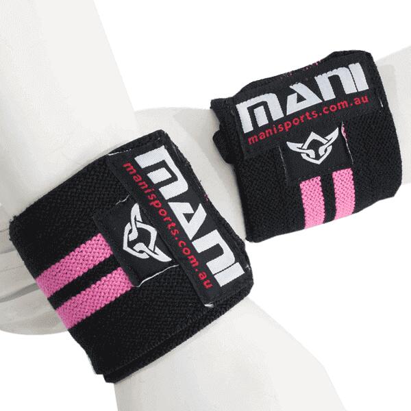 Wrist Wraps/Supports for Weightlifting - Pink
