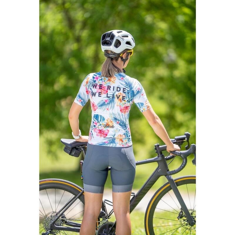 Maillot Ciclismo Mujer Manga Corta Aloha Stelvelo