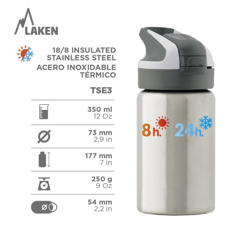Botella térmica infantil acero inoxidable 0,35L Summit – LAKEN 3/3
