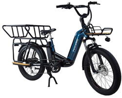 Vélo électrique Family Cargo Tuc Tuc XRoad 500W Bleu