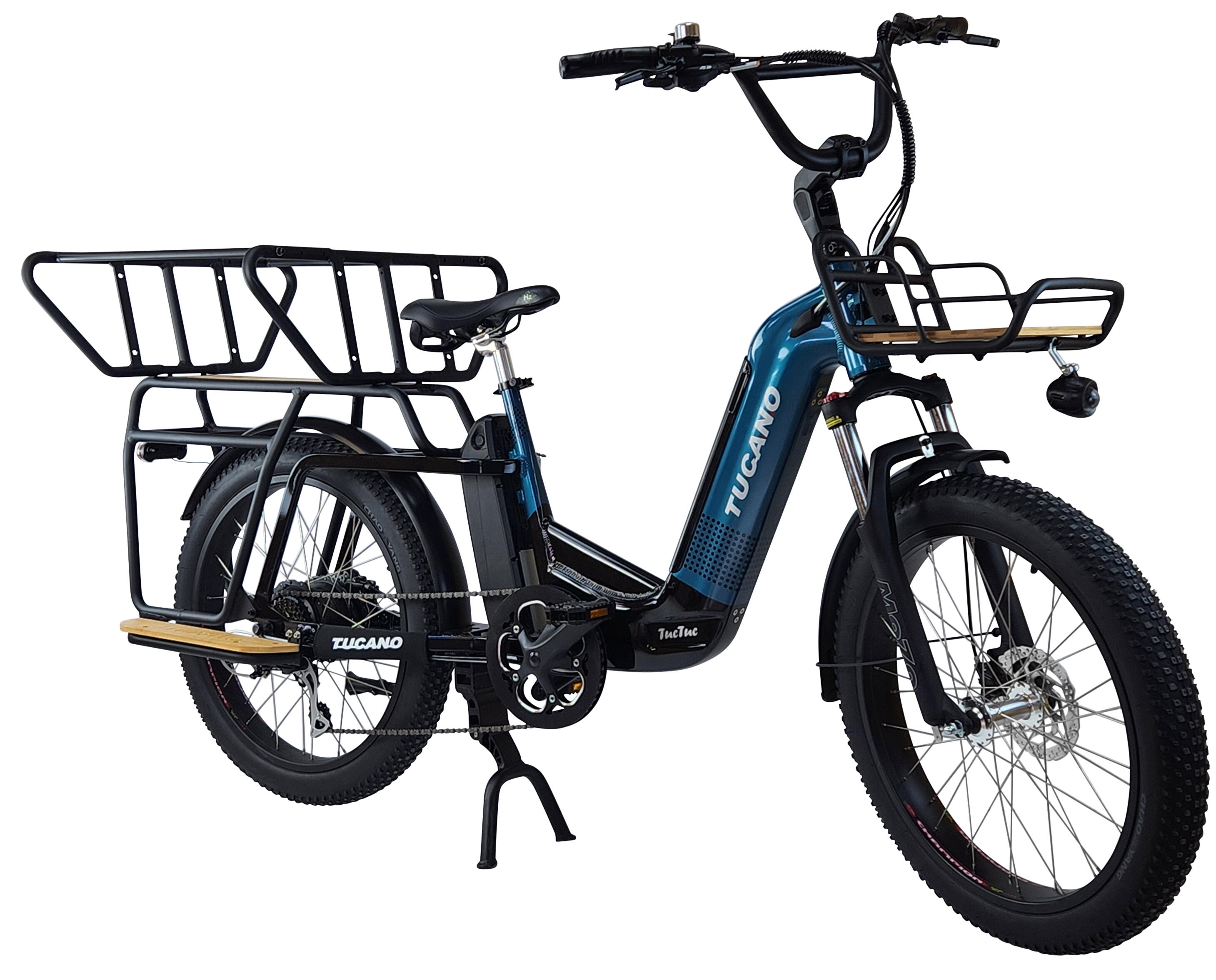 TUCANO Bicicleta eléctrica Family Cargo Tuc Tuc XRoad 500W Blue