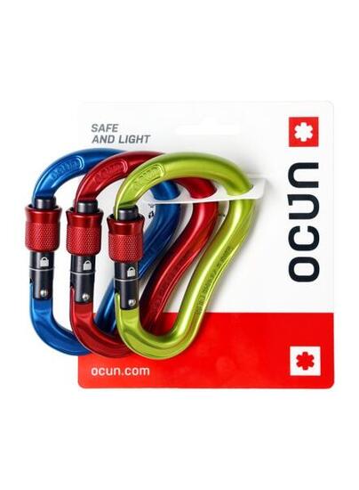 Moschettone Ocún Eagle HMS Screw 3pz 103x75 mm Keylock 25 kN