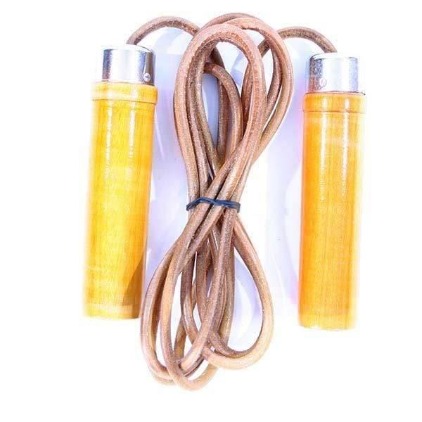 LEATHER FITNESS SKIPPING ROPE
