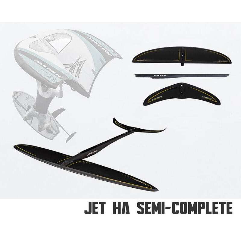S27 JET HA 1040 CARBON FOIL SYSTEM HA SEMI-COMPLETE 水翼 + CARBON 100 鋁箔桅杆