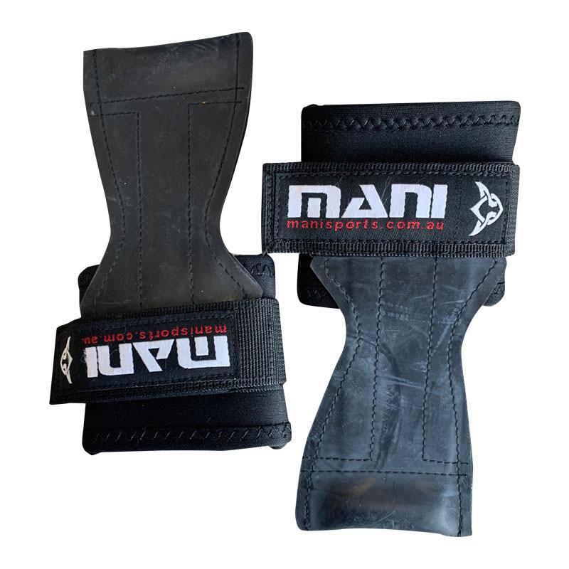 Heavy Duty Weightlifting Black Grips Straps
