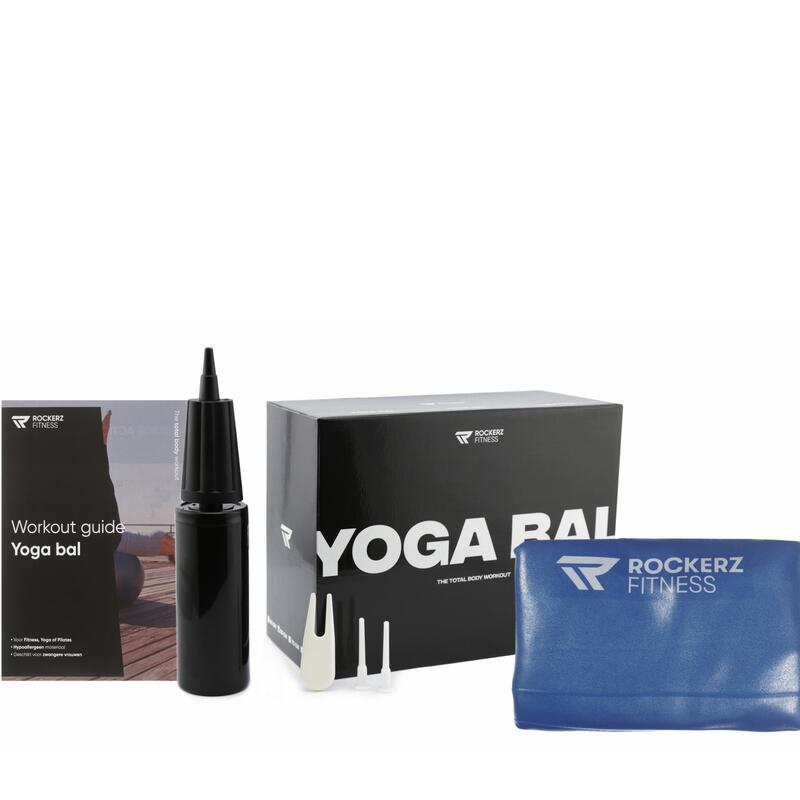 Pelota de yoga con bomba - Pelota de pilates - Pelota de fitness - 65 cm