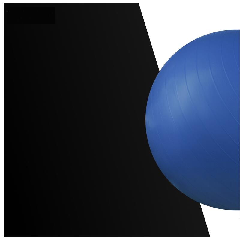 Fitness bal - Yoga bal - Gymbal - Zitbal - 75 cm - Kleur: Blauw