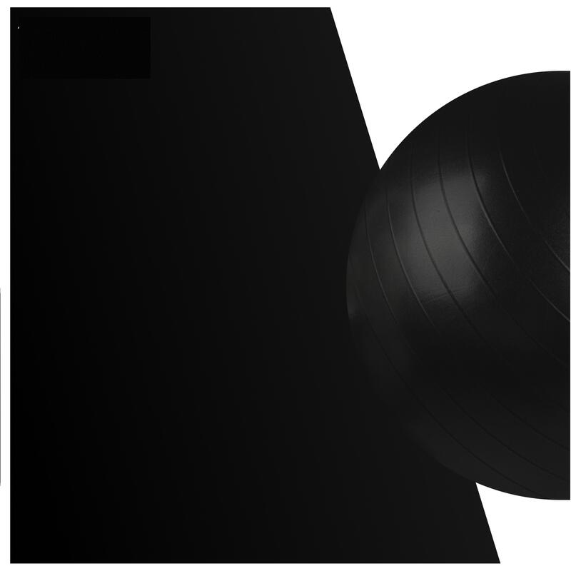 Fitness bal - Yoga bal - Gymbal - Zitbal - 65 cm - Kleur: Zwart