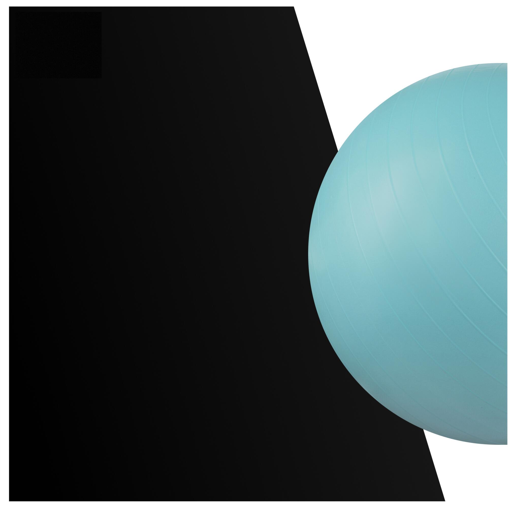 Fitnessbal - Yoga bal - Gymbal - Zitbal - 75 cm - Kleur: Turquoise 5/7