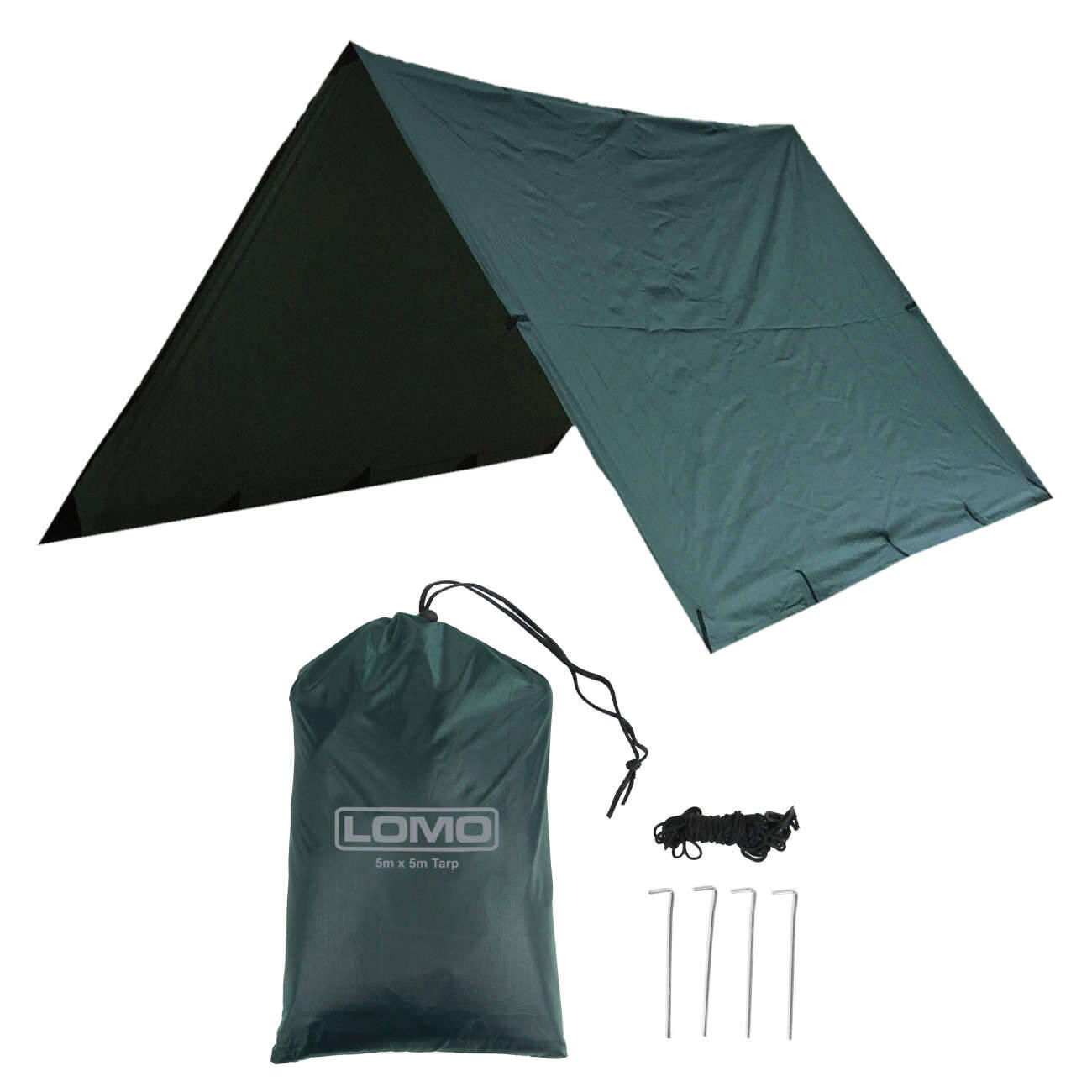 LOMO Lomo 5m x 5m Bushcraft Tarp