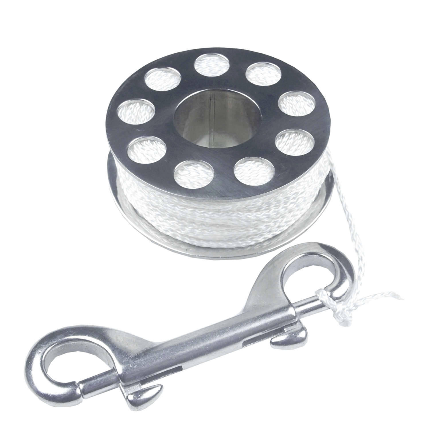 Lomo Stainless Steel Finger Reel For Diving - 22m / 75' 1/3