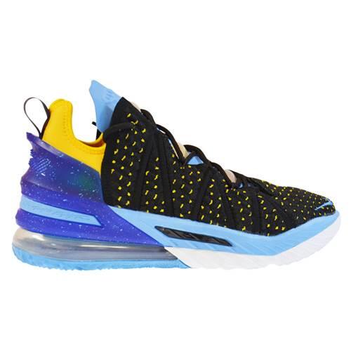 Nike - Chaussures Basketball Hommes Nike Lebron Xviii Dynasty Minneapolis Lakers - Chaussures De Sport - Bleu|jaune - 44,5 - Decathlon