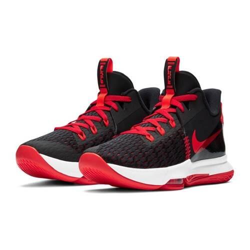 Scarpa basket uomo Nike Lebron Witness 5 Bred 3/5
