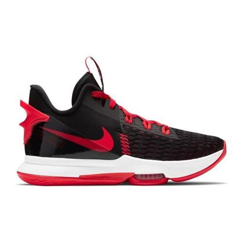 Nike - Chaussures Basketball Hommes Nike Lebron Witness 5 Bred - Chaussures De Sport - Noir|rouge - 42 - Decathlon