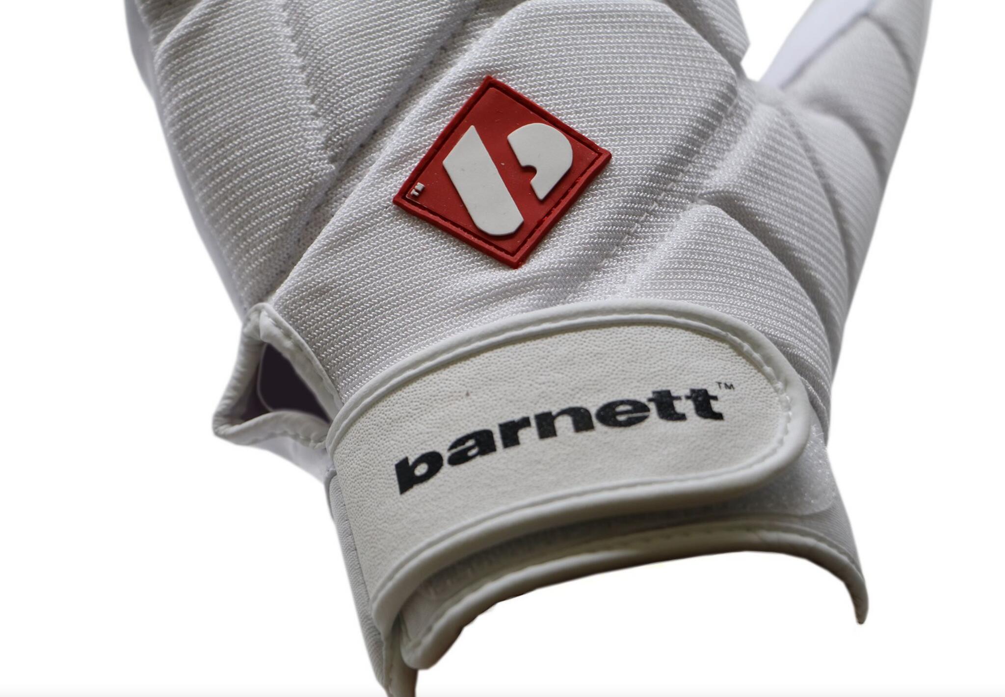 FKG-03 gants de football américain de linebacker pro, LB,RB,TE Blanc 4/4