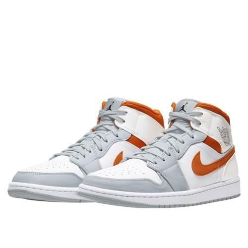 Schoenen universeel voor heren Nike Air Jordan 1 Mid Starfish Orange 3/5