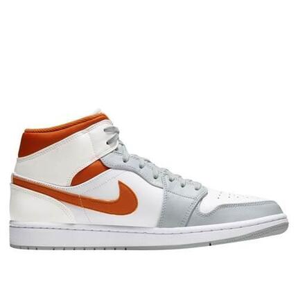 Chaussures universel hommes Nike Air Jordan 1 Mid Starfish Orange