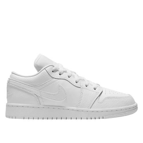 Nike - Chaussures Universel Enfants Nike Air Jordan 1 Low Gs - Baskets - Blanc - 38 - Decathlon