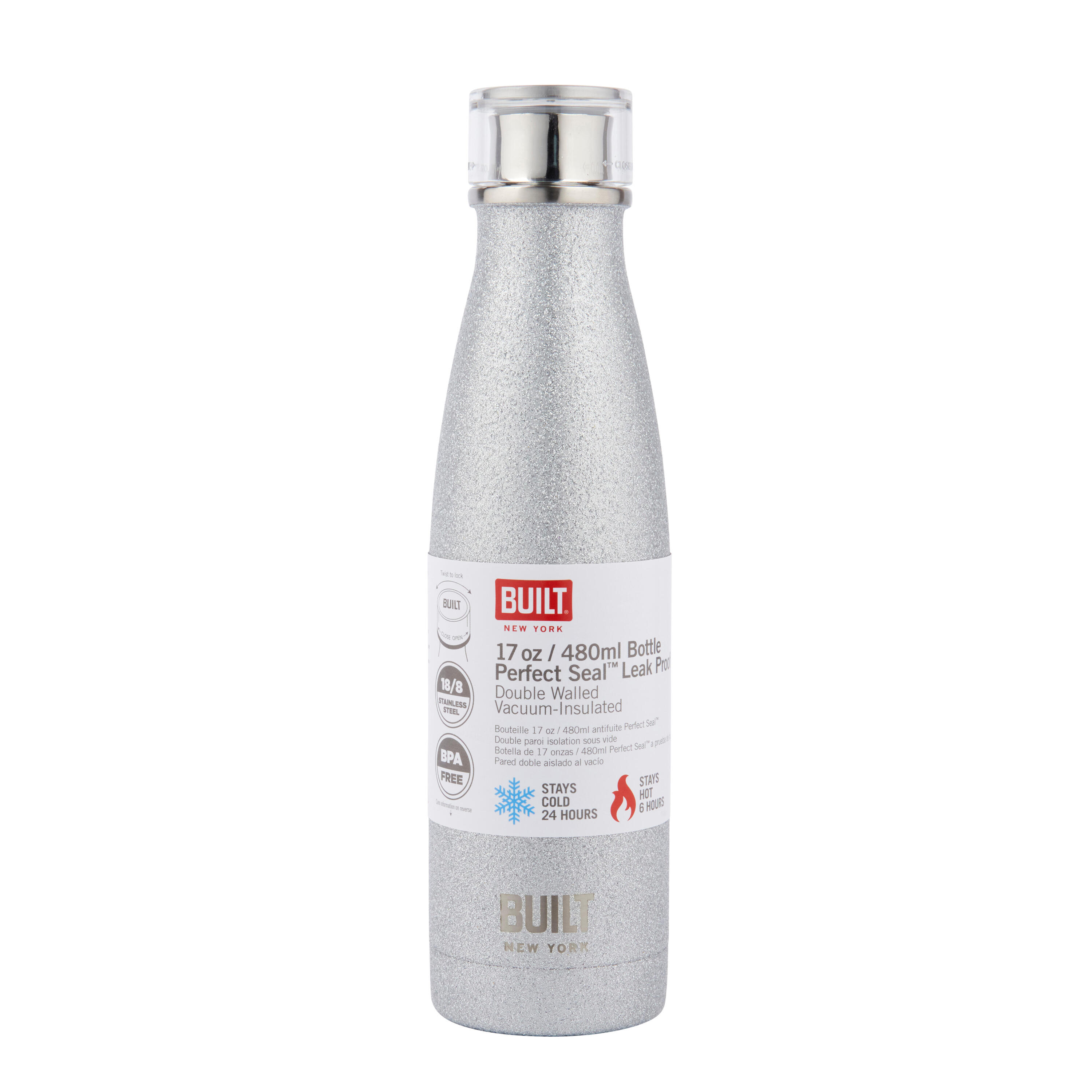 BUILT Garrafa term.50cl Silver Glit - Built