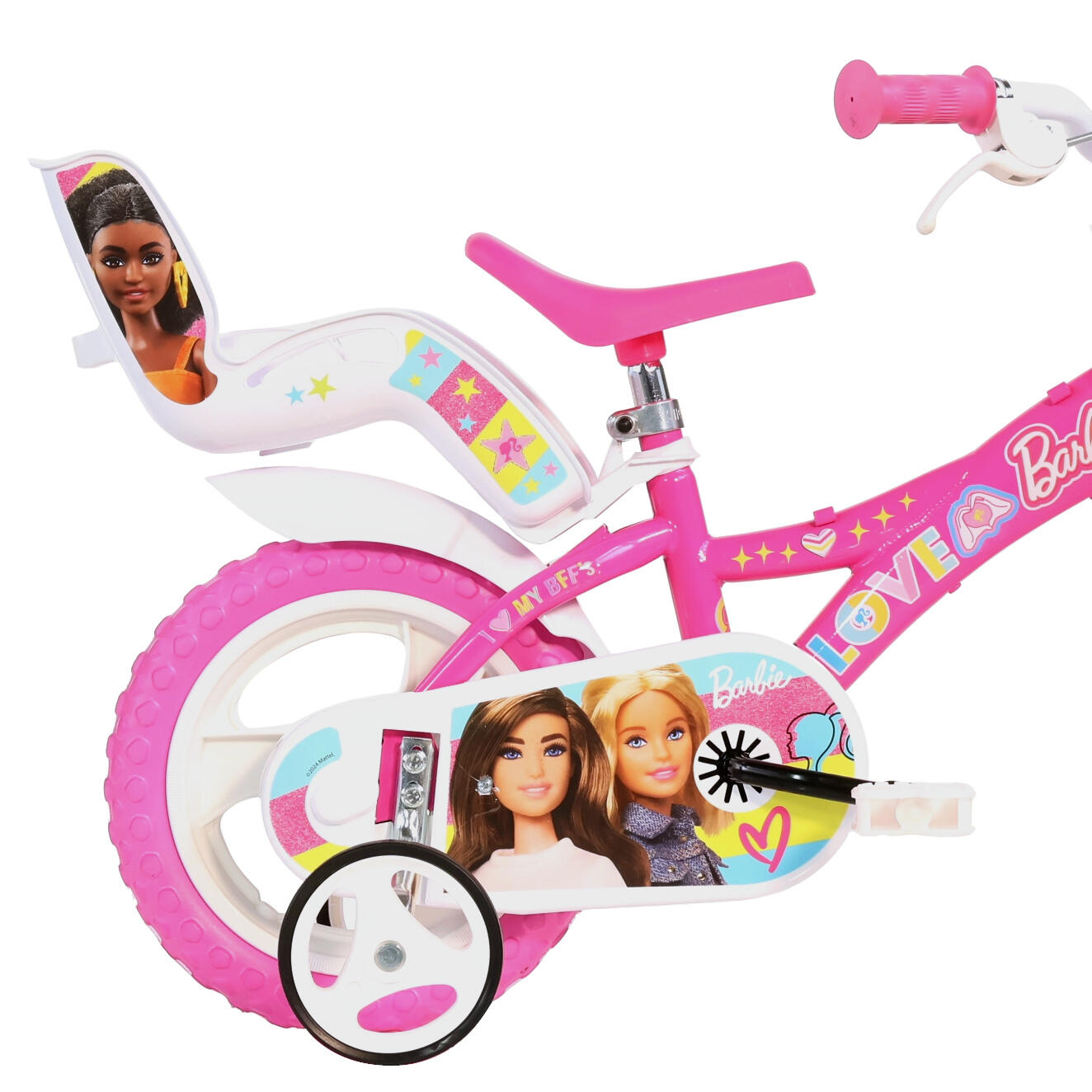Velo Enfant 12 Pouces 3 Ans Barbie 3/4