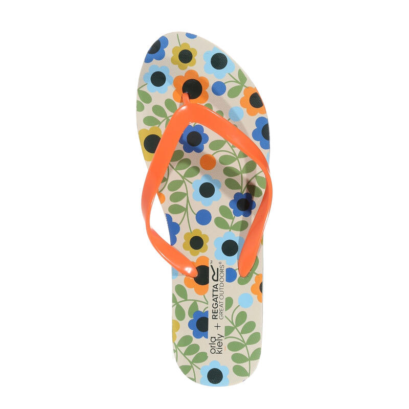 Tongs ORLA KIELY Femme (Bleu / Orange)