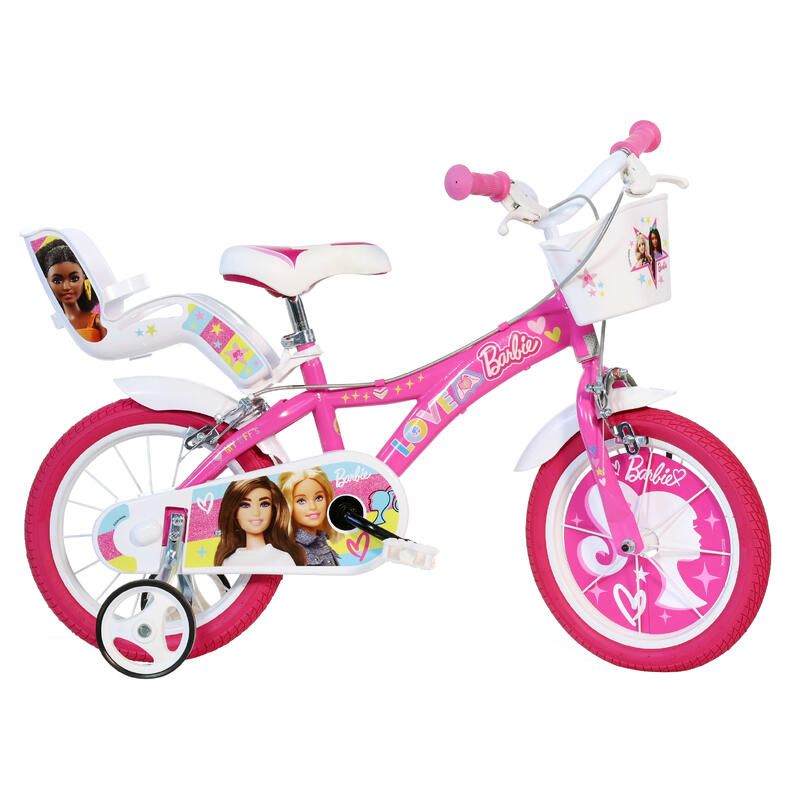 Kinderfiets 16 inch 5-7 jaar Barbie