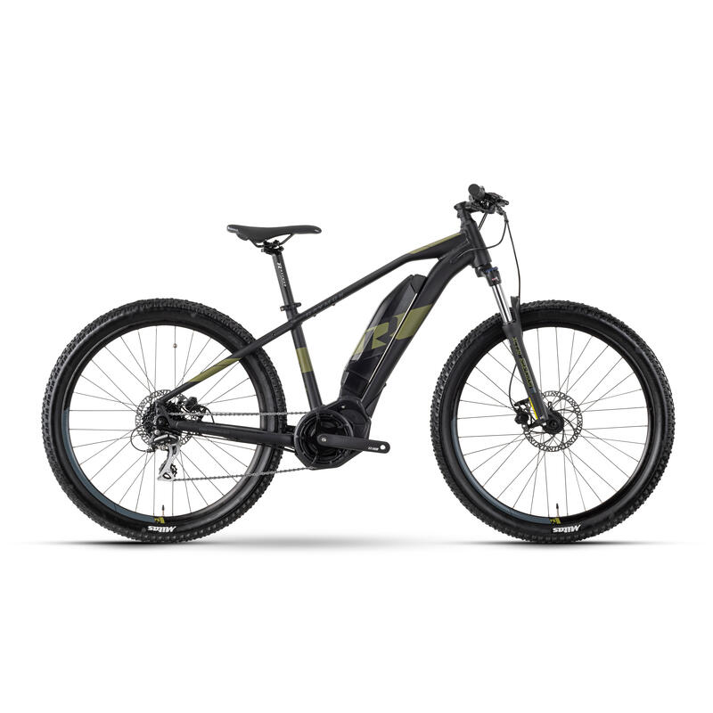 Bicicleta Electrica Raymon HardRay E 2.0 - 27.5 Inch, S, Negru-Verde