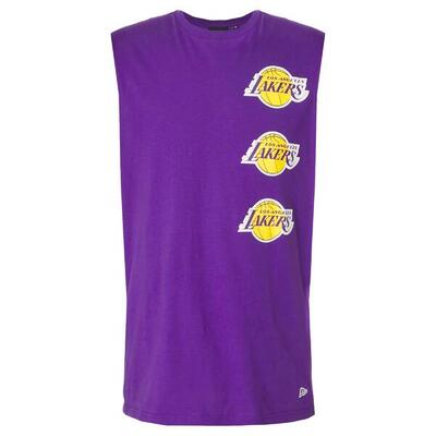 Canotta New Era Nba Sleeveless T-Shirt Loslak Trpwhi Adulto