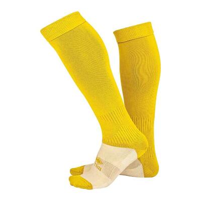 Errea sokken met voet jr geel polyester kind