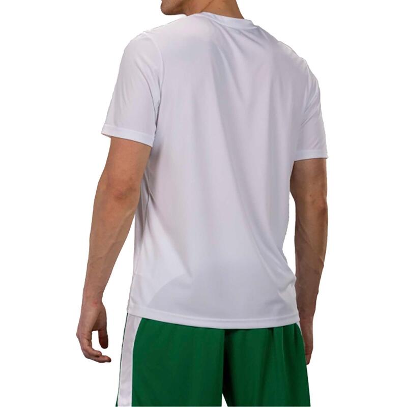 T-Shirt Manga Curta Futebol Homem Joma Combi Branco