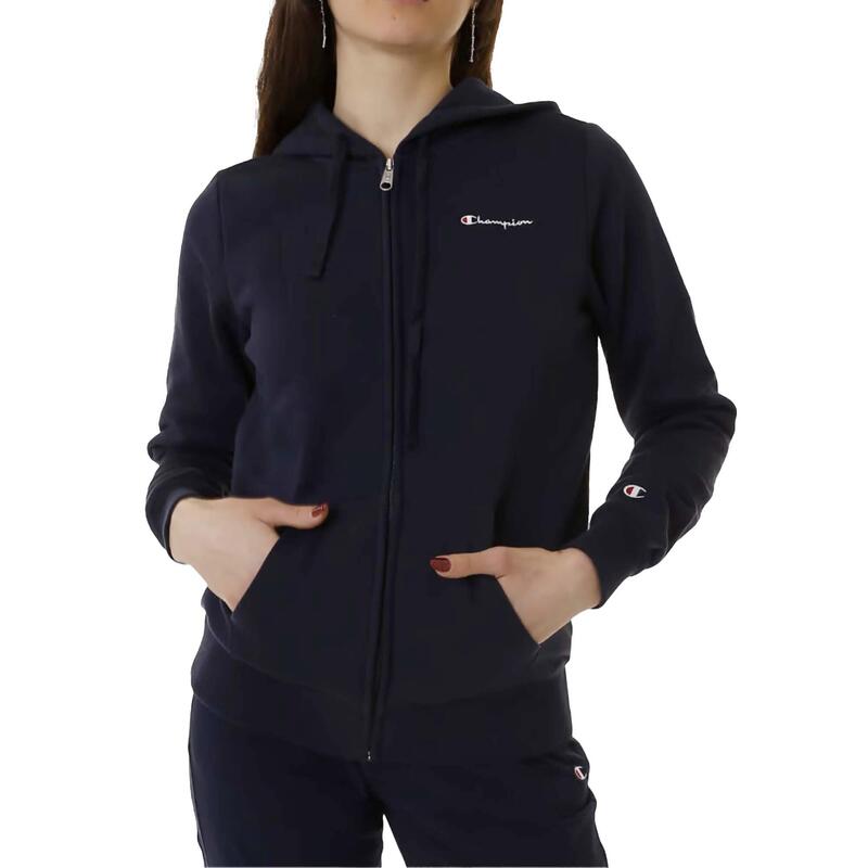 Sudadera Con Cremallera Completa Y Capucha Champion Mujer